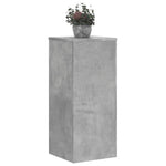 Plantestativer 2 Stk Betonggrå 30X30X70 Cm Konstruert Tre