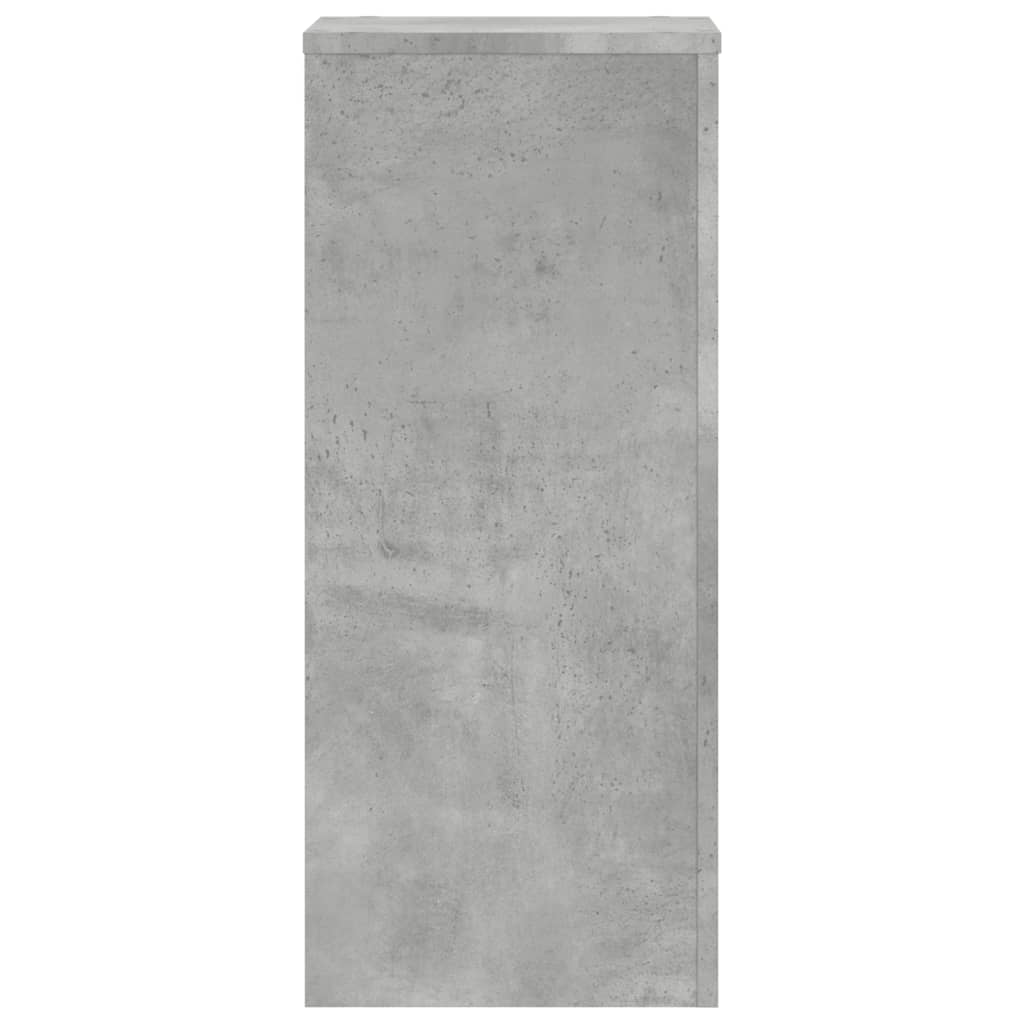 Plantestativer 2 Stk Betonggrå 30X30X70 Cm Konstruert Tre
