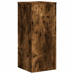 Plantestativer 2 Stk Røkt Eik 30X30X70 Cm Konstruert Tre