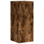 Plantestativer 2 Stk Røkt Eik 30X30X70 Cm Konstruert Tre