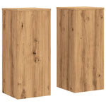 Plantestativer 2 Stk Artisan Eik 30X30X70 Cm Konstruert Tre