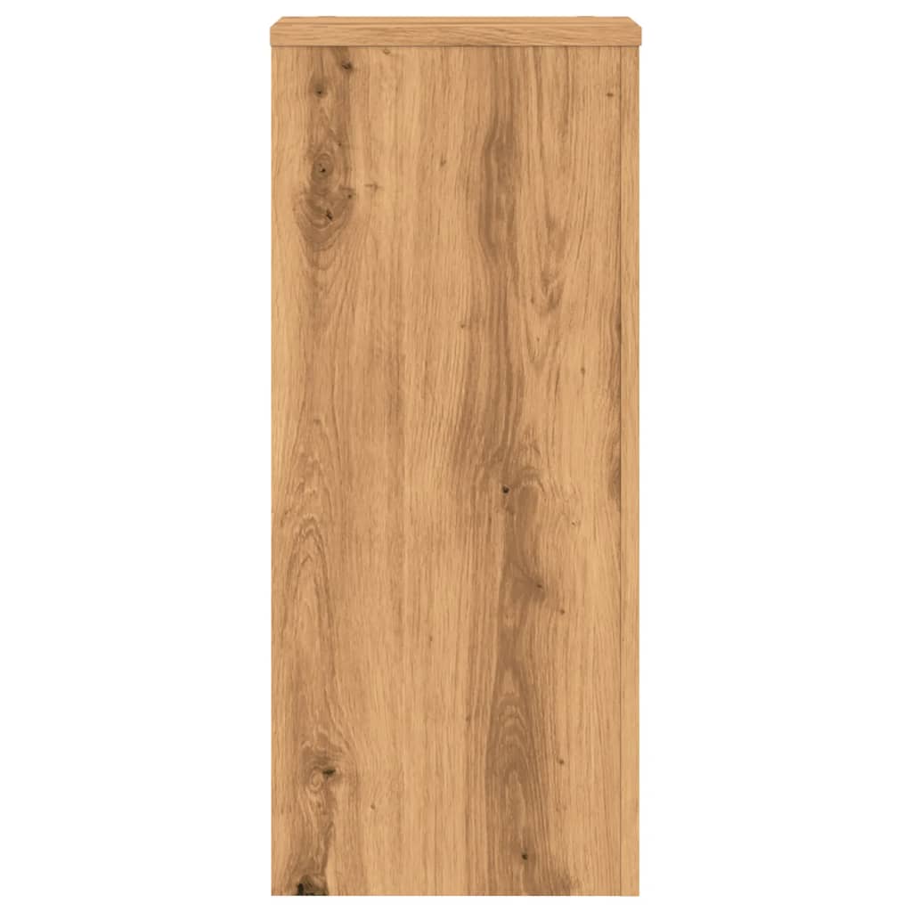 Plantestativer 2 Stk Artisan Eik 30X30X70 Cm Konstruert Tre