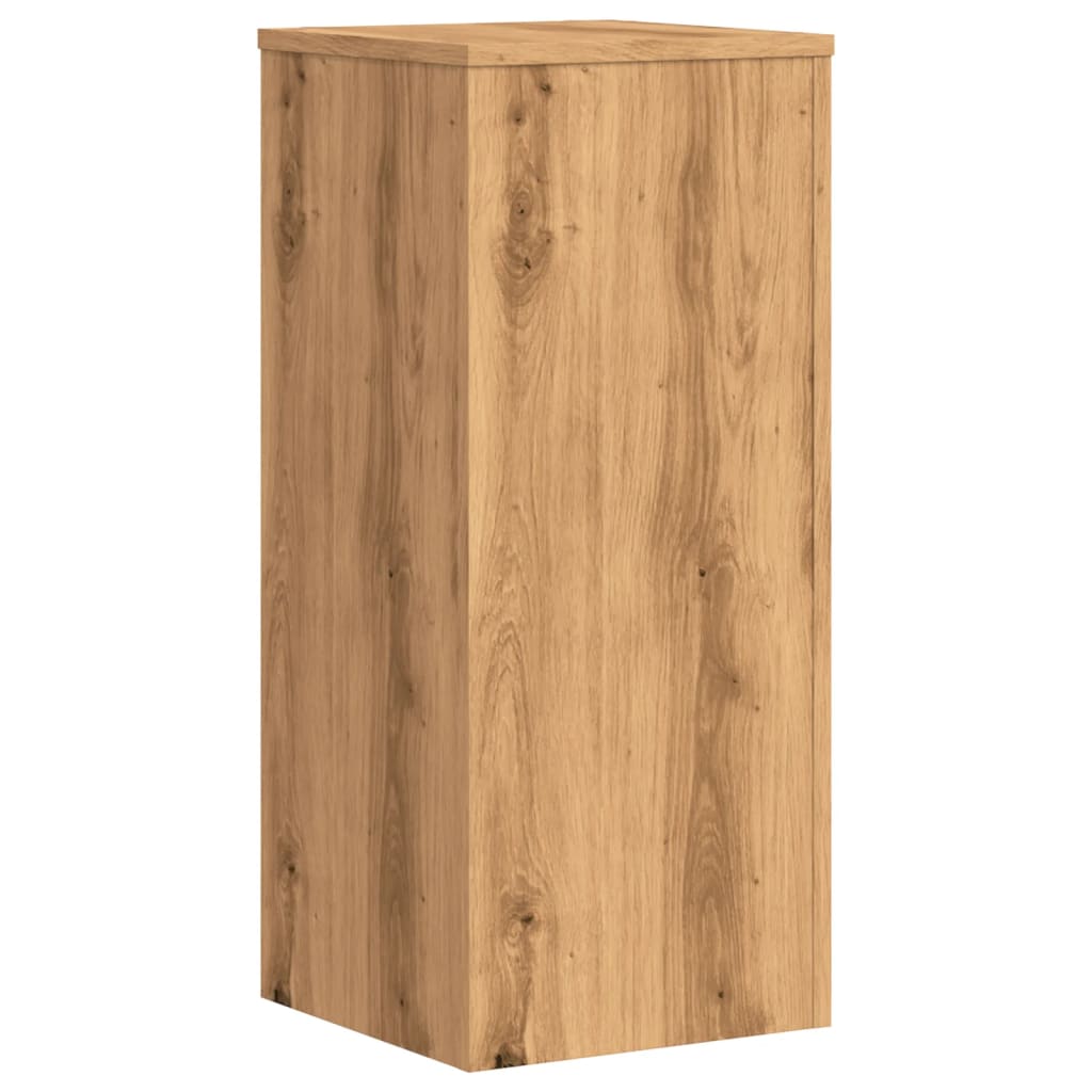Plantestativer 2 Stk Artisan Eik 30X30X70 Cm Konstruert Tre