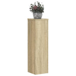 Plantestativer 2 Stk Sonoma Eik 17X17X60 Cm Konstruert Tre