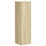 Plantestativer 2 Stk Sonoma Eik 17X17X60 Cm Konstruert Tre