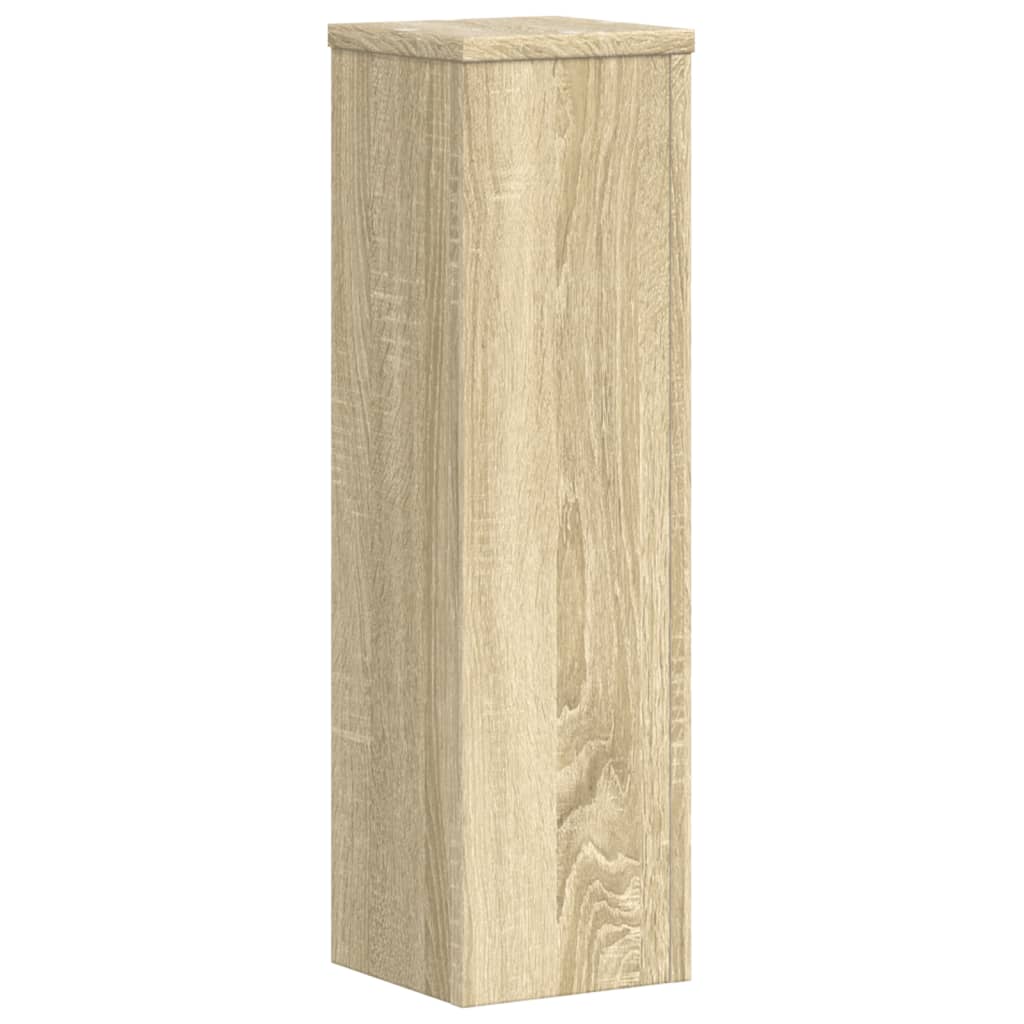 Plantestativer 2 Stk Sonoma Eik 17X17X60 Cm Konstruert Tre