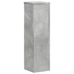 Plantestativer 2 Stk Betonggrå 17X17X60 Cm Konstruert Tre