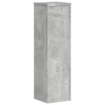 Plantestativer 2 Stk Betonggrå 17X17X60 Cm Konstruert Tre