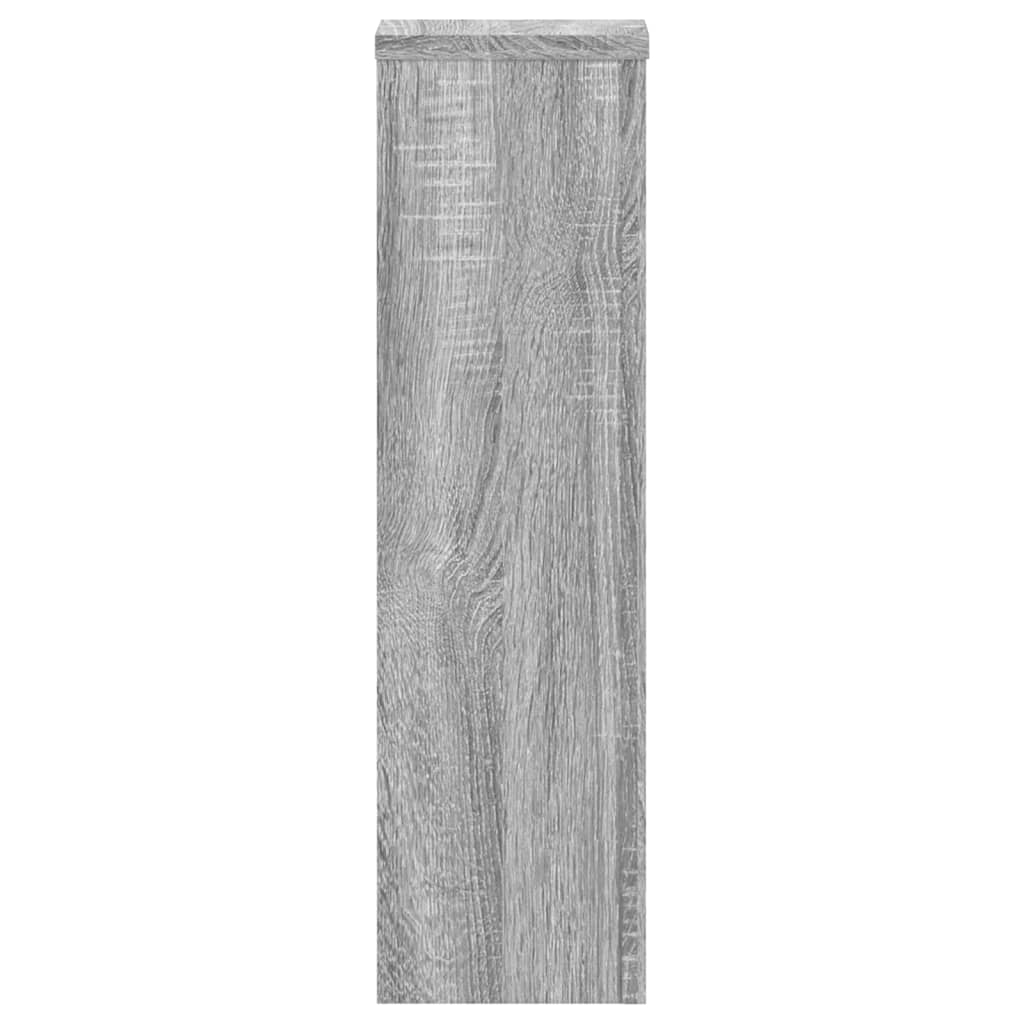 Plantestativer 2 Stk Grå Sonoma 17X17X60 Cm Konstruert Tre