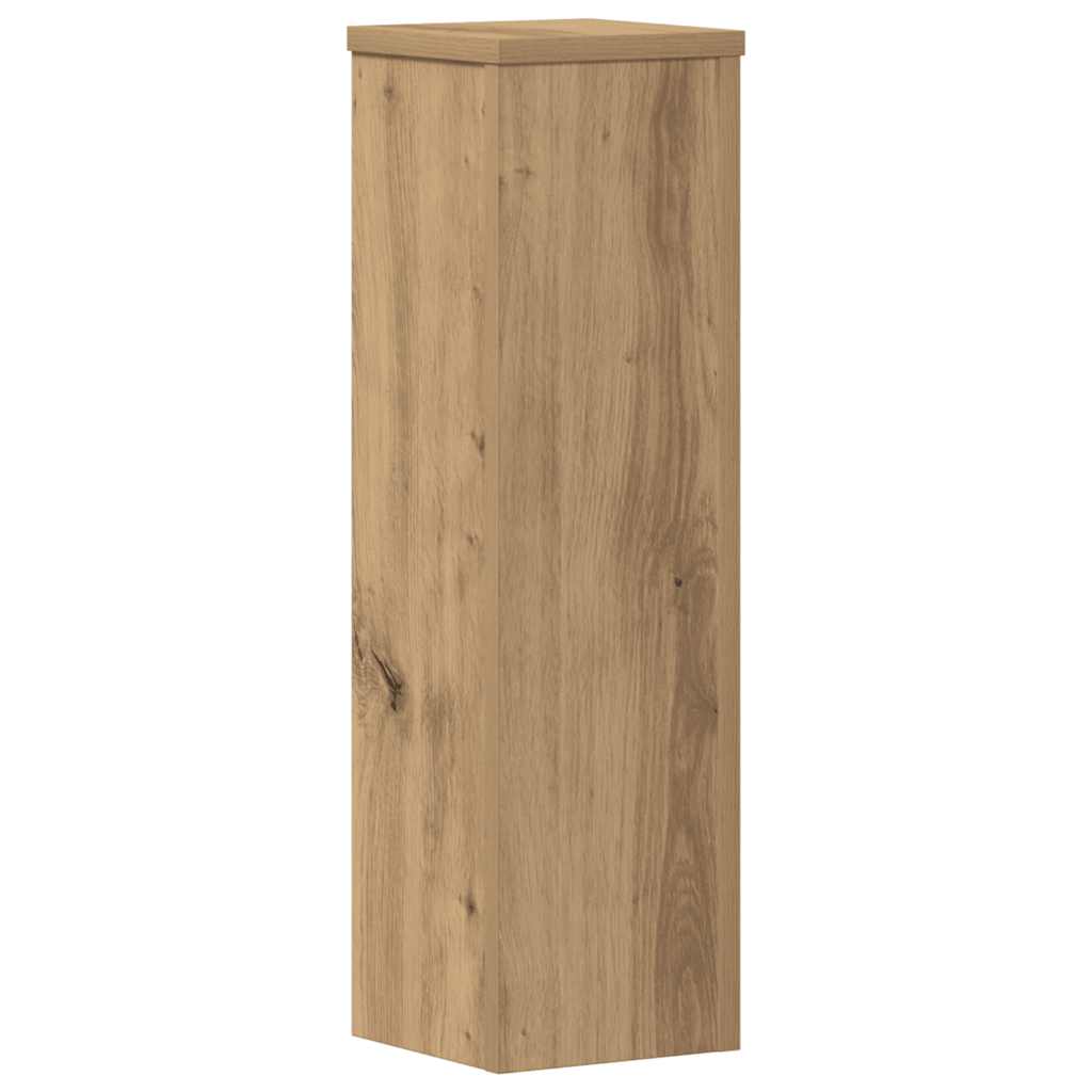 Plantestativer 2 Stk Artisan Eik 17X17X60 Cm Konstruert Tre