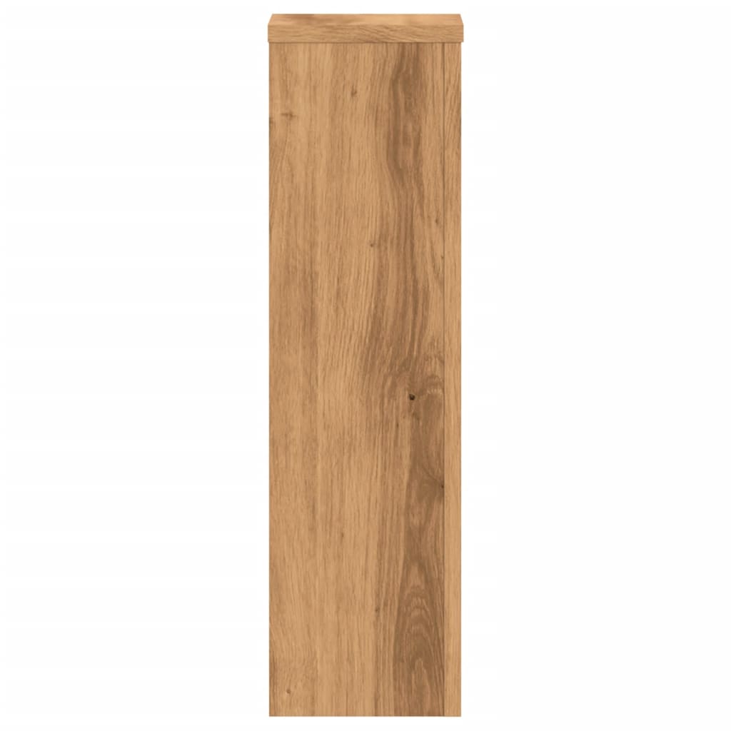 Plantestativer 2 Stk Artisan Eik 17X17X60 Cm Konstruert Tre