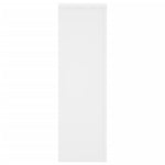 Plantestativer 2 Stk Hvit 25X25X80 Cm Konstruert Tre