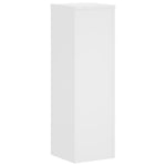Plantestativer 2 Stk Hvit 25X25X80 Cm Konstruert Tre