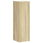 Plantestativer 2 Stk Sonoma Eik 25X25X80 Cm Konstruert Tre