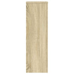 Plantestativer 2 Stk Sonoma Eik 25X25X80 Cm Konstruert Tre