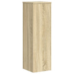 Plantestativer 2 Stk Sonoma Eik 25X25X80 Cm Konstruert Tre