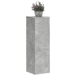 Plantestativer 2 Stk Betonggrå 25X25X80 Cm Konstruert Tre