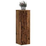Plantestativer 2 Stk Gammelt Tre 25X25X80 Cm Konstruert Tre