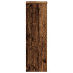 Plantestativer 2 Stk Gammelt Tre 25X25X80 Cm Konstruert Tre
