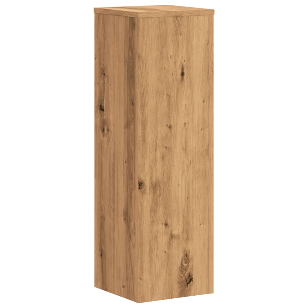 Plantestativer 2 Stk Artisan Eik 25X25X80 Cm Konstruert Tre