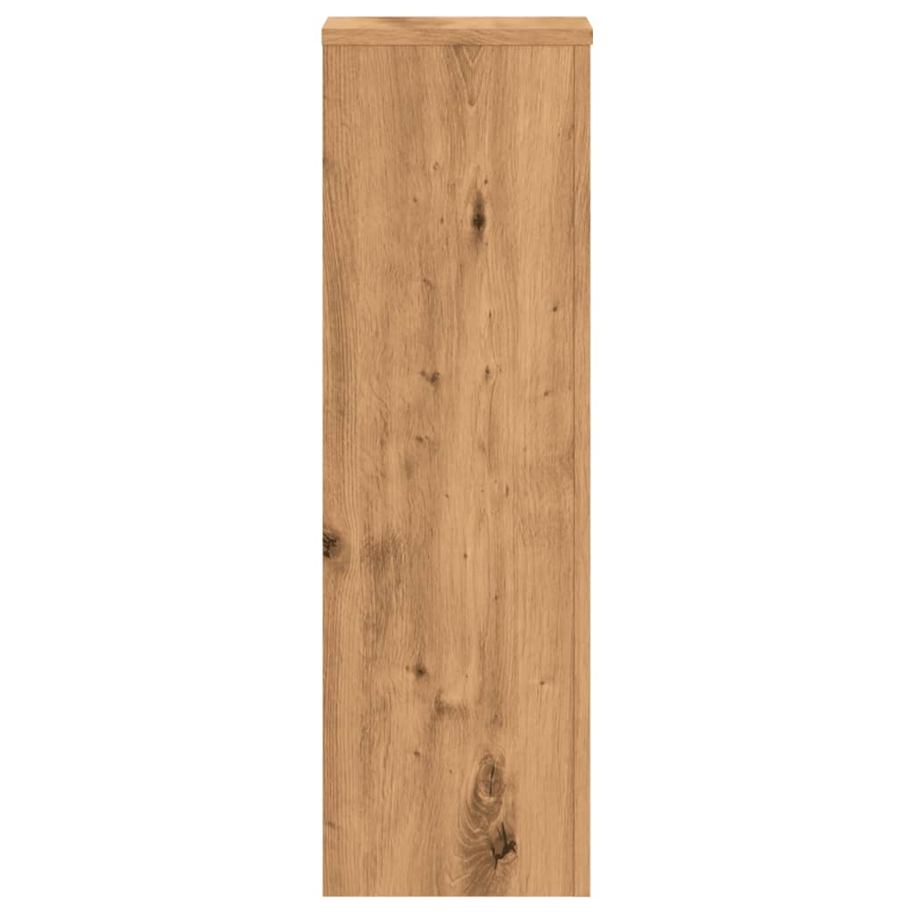 Plantestativer 2 Stk Artisan Eik 25X25X80 Cm Konstruert Tre