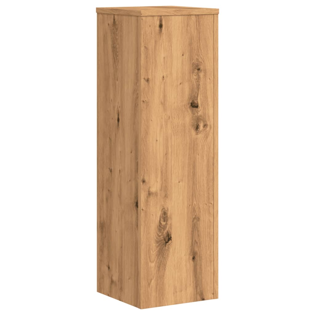 Plantestativer 2 Stk Artisan Eik 25X25X80 Cm Konstruert Tre