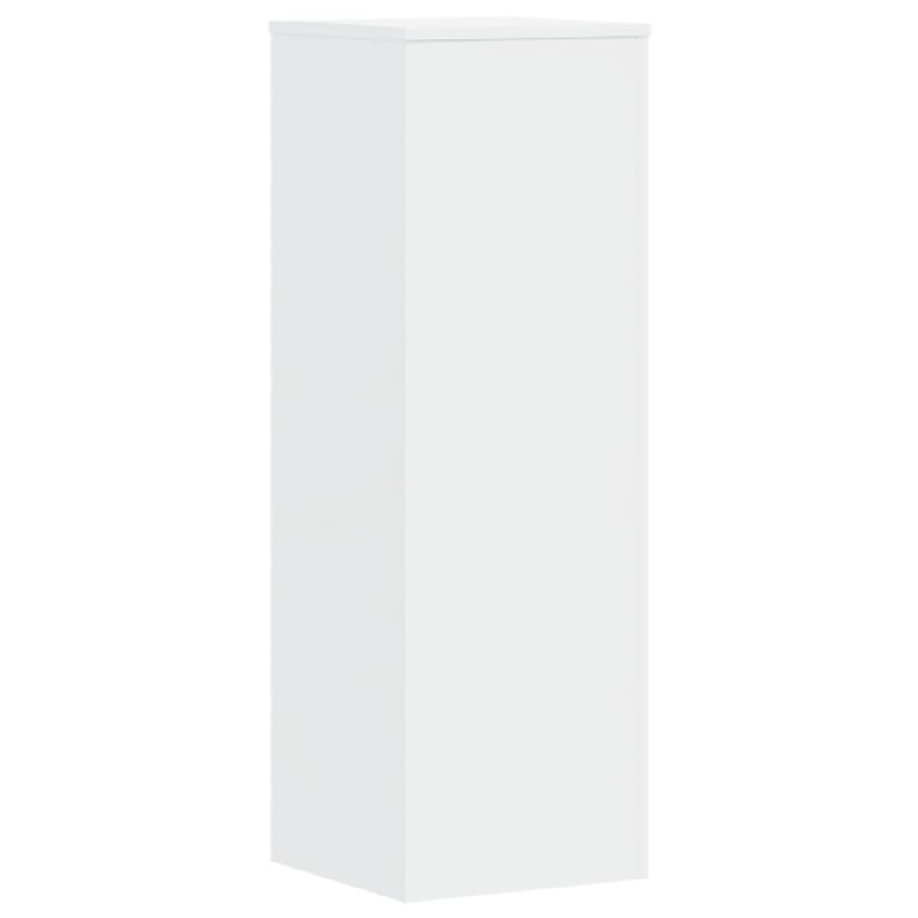 Plantestativ Hvit 33X33X100 Cm Konstruert Tre