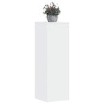 Plantestativ Hvit 33X33X100 Cm Konstruert Tre