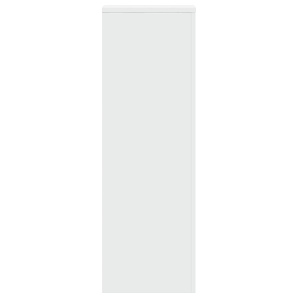 Plantestativ Hvit 33X33X100 Cm Konstruert Tre