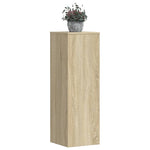 Plantestativ Sonoma Eik 33X33X100 Cm Konstruert Tre