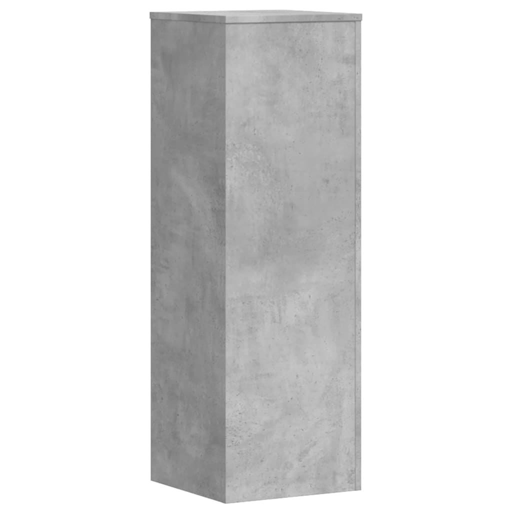 Plantestativ Betonggrå 33X33X100 Cm Konstruert Tre