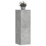 Plantestativ Betonggrå 33X33X100 Cm Konstruert Tre