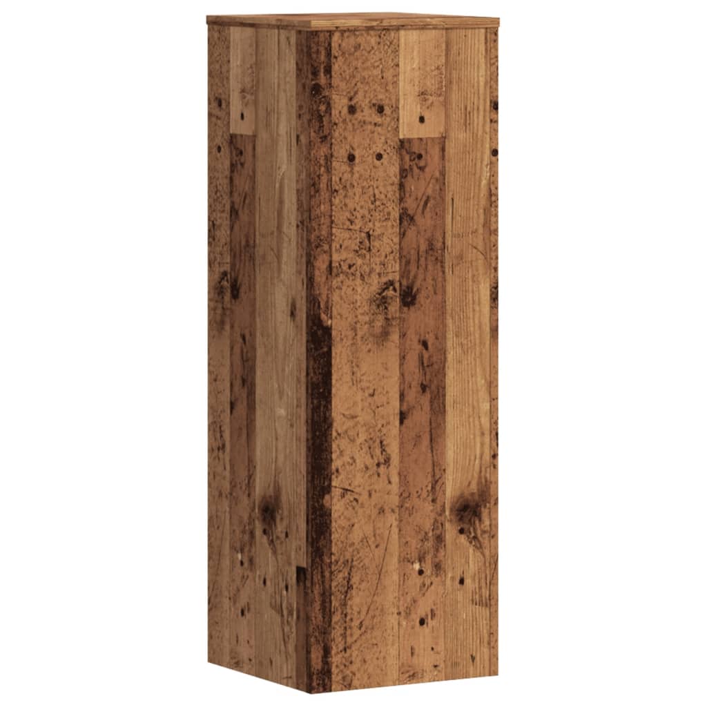 Plantestativ Gammelt Tre 33X33X100 Cm Konstruert Tre