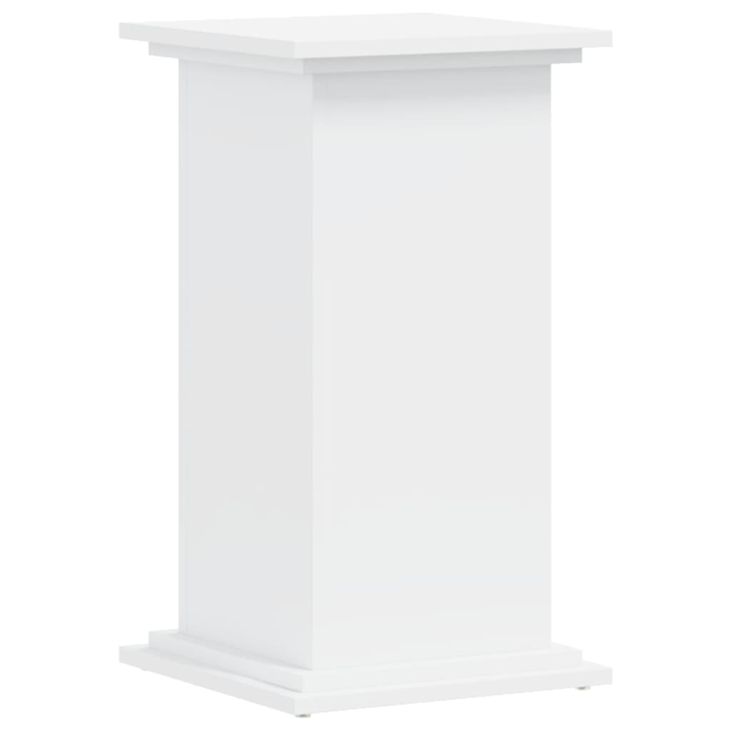 Plantestativ Hvit 33X33X60 Cm Konstruert Tre