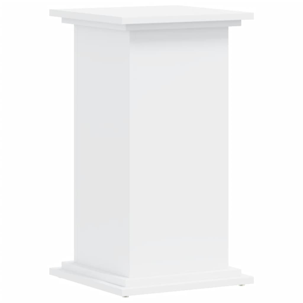 Plantestativ Hvit 33X33X60 Cm Konstruert Tre