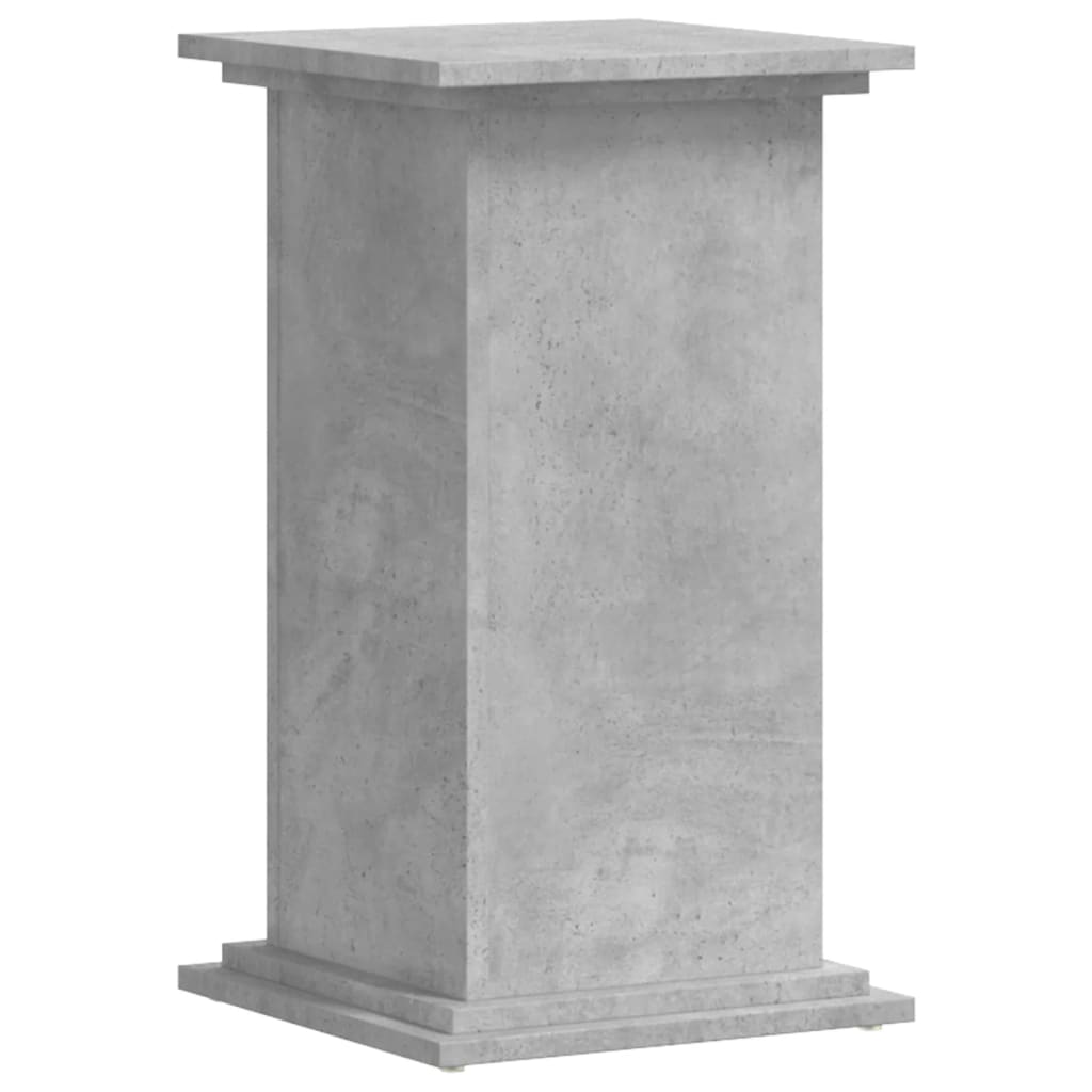 Plantestativ Betonggrå 33X33X60 Cm Konstruert Tre
