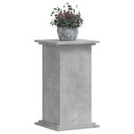 Plantestativ Betonggrå 33X33X60 Cm Konstruert Tre