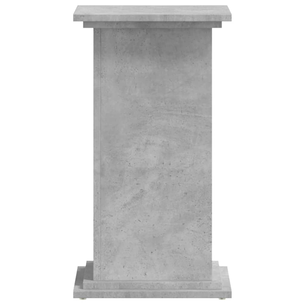 Plantestativ Betonggrå 33X33X60 Cm Konstruert Tre