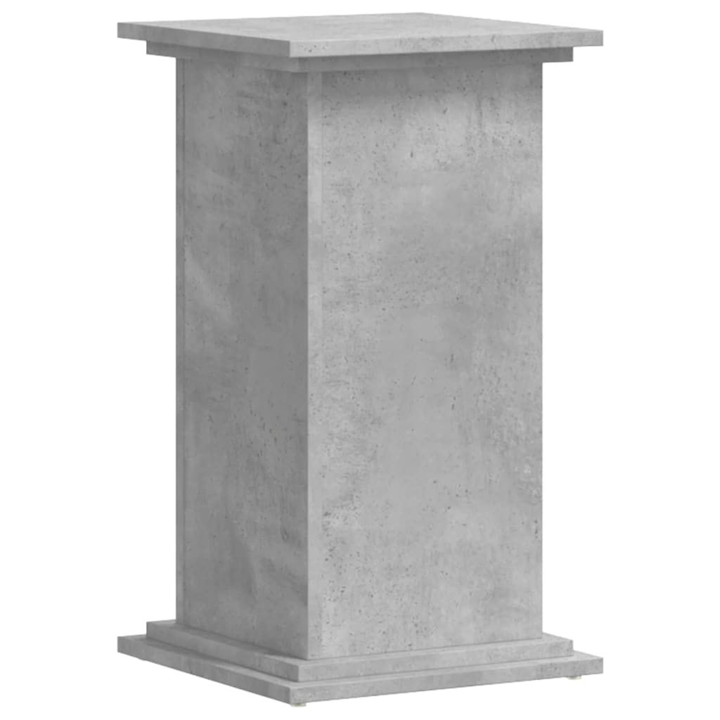 Plantestativ Betonggrå 33X33X60 Cm Konstruert Tre