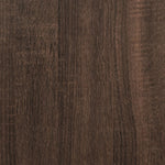 Plantestativ Brun Eik 33X33X60 Cm Konstruert Tre