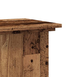 Plantestativ Gammelt Tre 33X33X60 Cm Konstruert Tre