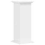 Plantestativ Hvit 33X33X80 Cm Konstruert Tre