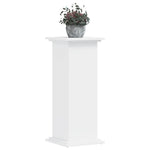 Plantestativ Hvit 33X33X80 Cm Konstruert Tre