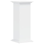 Plantestativ Hvit 33X33X80 Cm Konstruert Tre