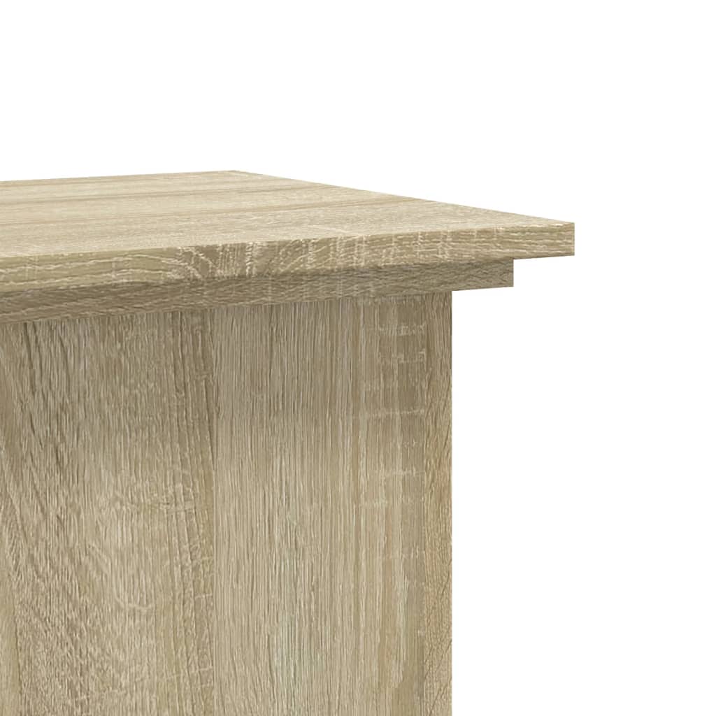 Plantestativ Sonoma Eik 33X33X80 Cm Konstruert Tre