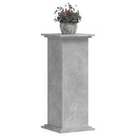 Plantestativ Betonggrå 33X33X80 Cm Konstruert Tre