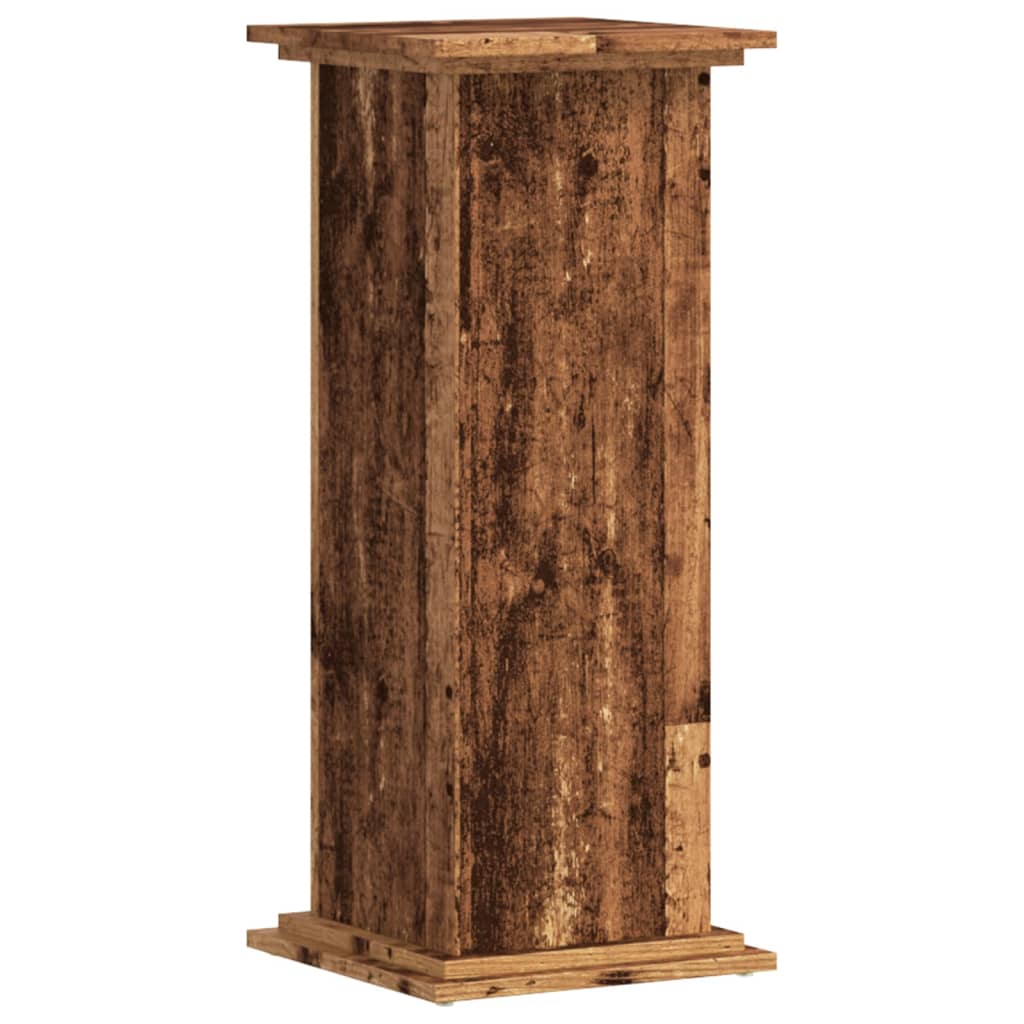 Plantestativ Gammelt Tre 33X33X80 Cm Konstruert Tre