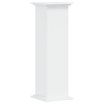 Plantestativ Hvit 33X33X100 Cm Konstruert Tre