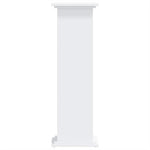 Plantestativ Hvit 33X33X100 Cm Konstruert Tre