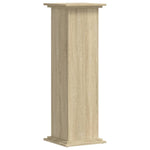 Plantestativ Sonoma Eik 33X33X100 Cm Konstruert Tre